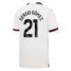 Camisola Manchester City Sergio Gomez 21 Homen Equipamento 2ª 23/24